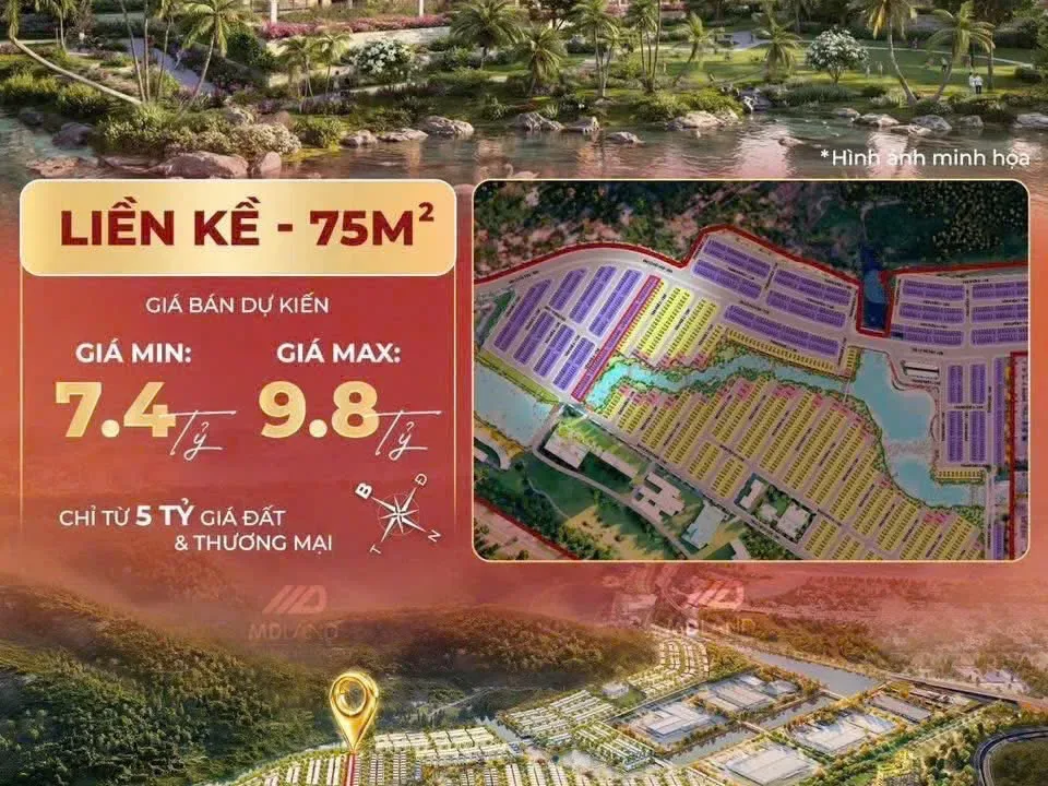 Mặt tiền 8m -- đường nhựa 12m