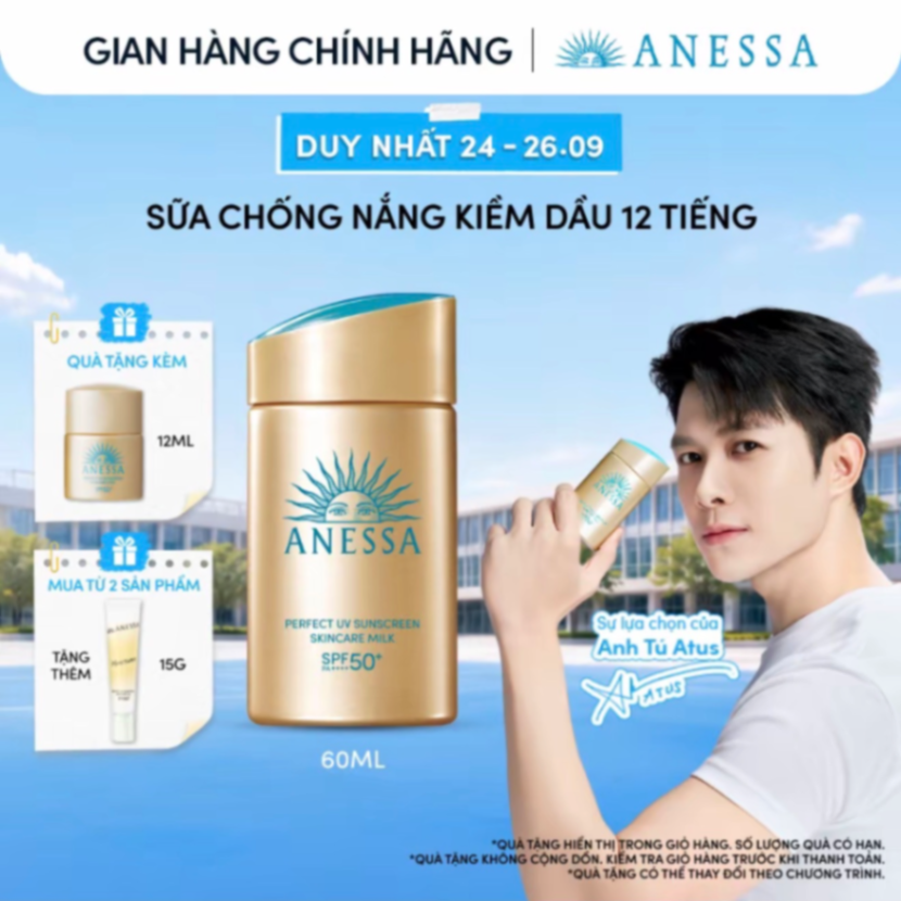 Sữa chống nắng Anessa Gold Milk SPF50+ PA+++