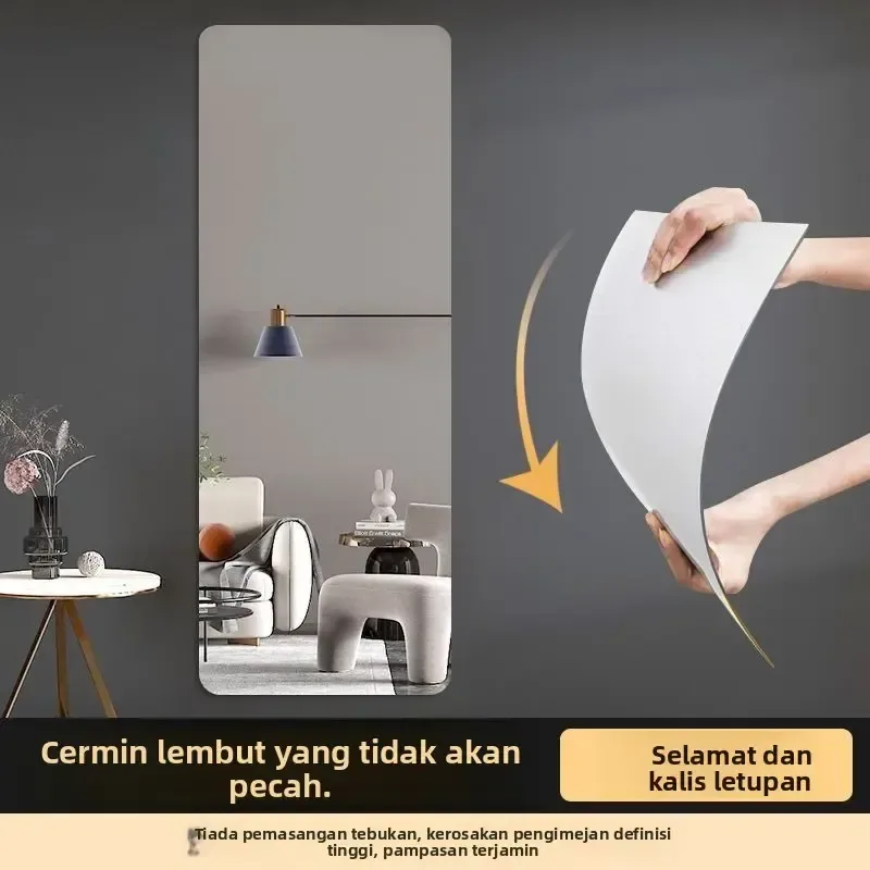 13. Gương Dán Tường Acrylic Toàn Thân