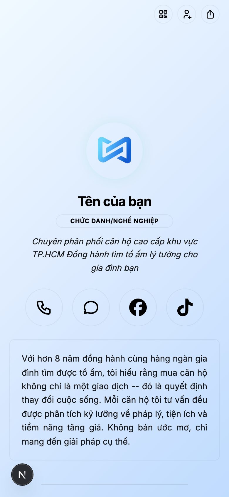 Thông tin căn hộ