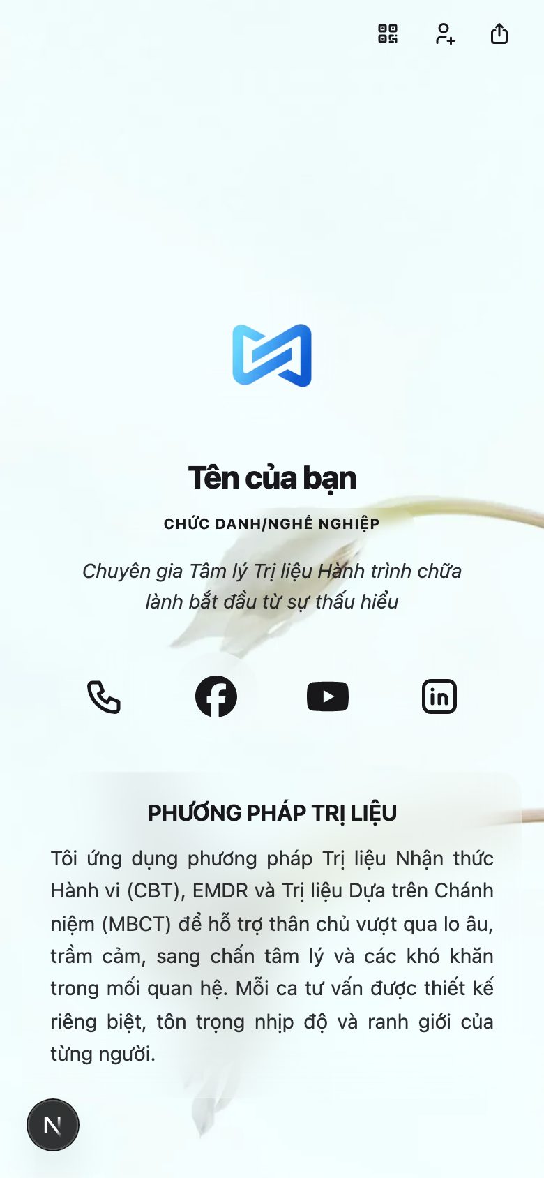 Chuyên gia tâm lý / Tâm lý trị liệu
