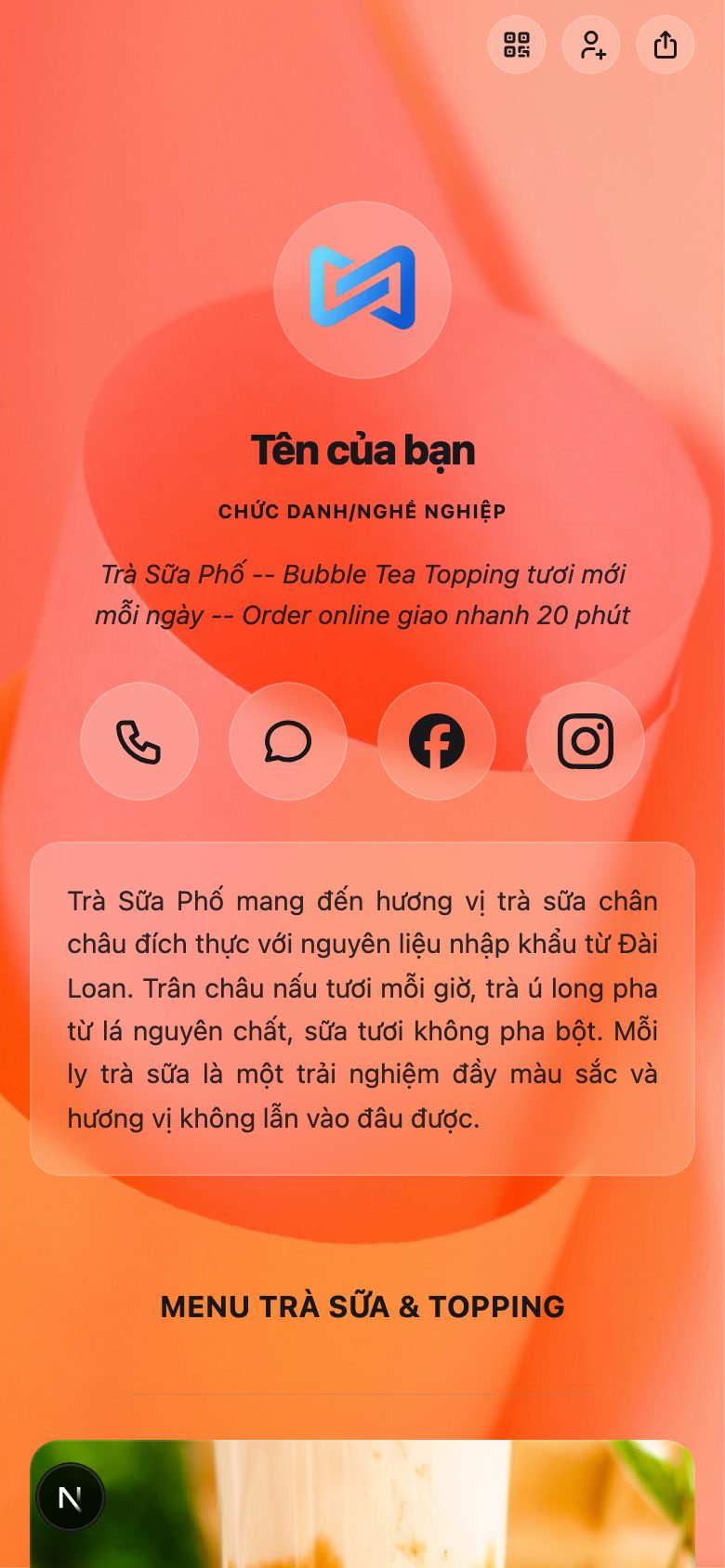Trà Sữa Phố