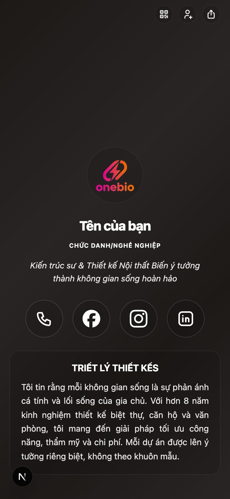 Kiến trúc sư / Thiết kế nội thất