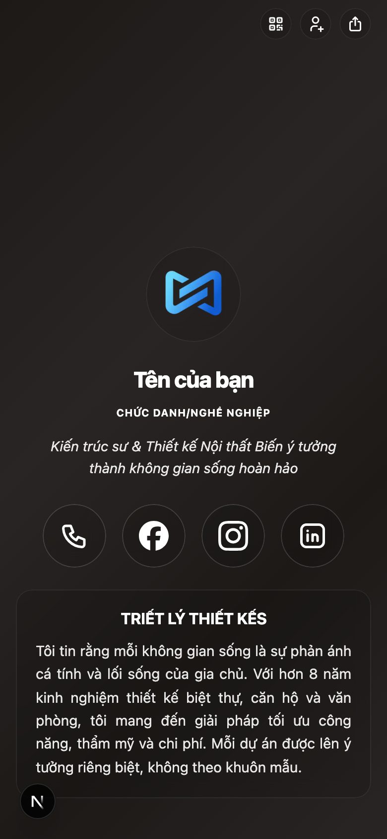 Kiến trúc sư / Thiết kế nội thất