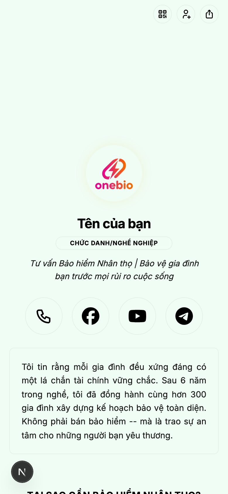 Tư vấn Bảo hiểm nhân thọ