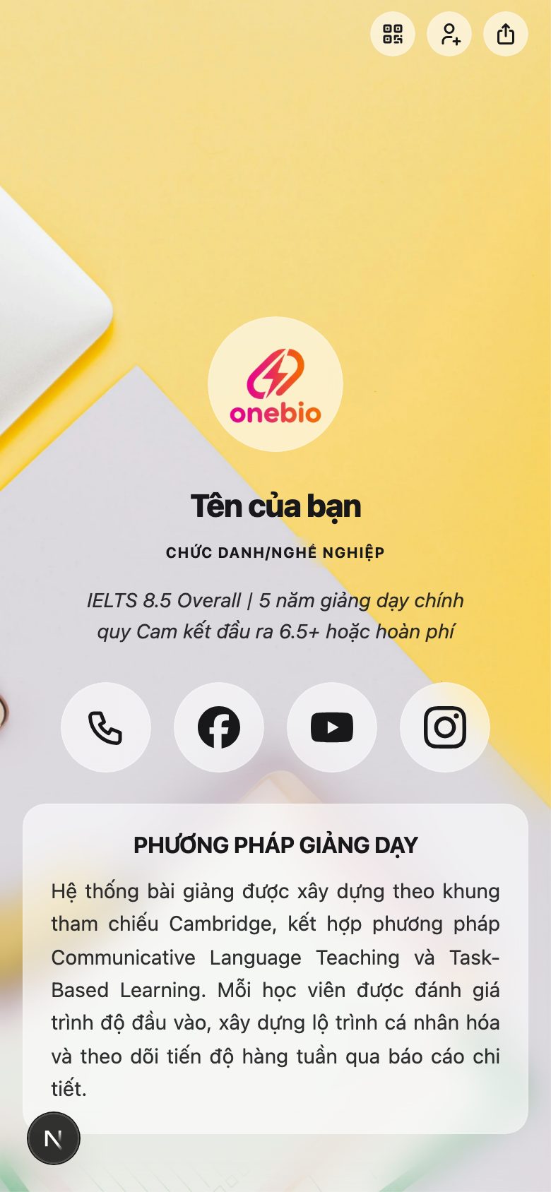 Gia sư luyện thi IELTS/TOEIC