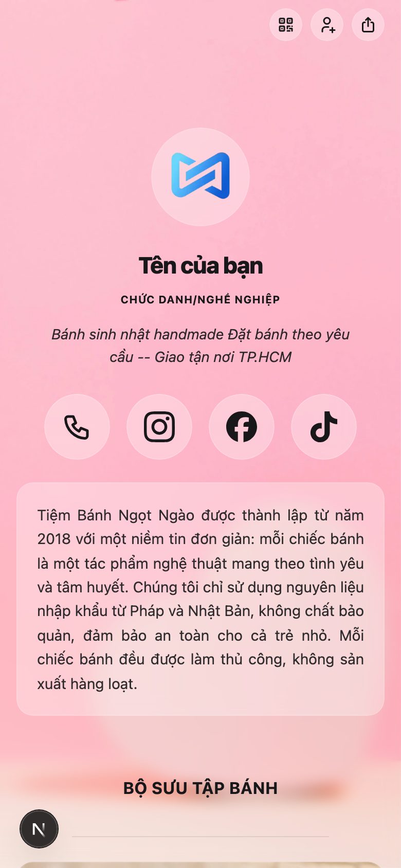 Tiệm Bánh Ngọt Ngào