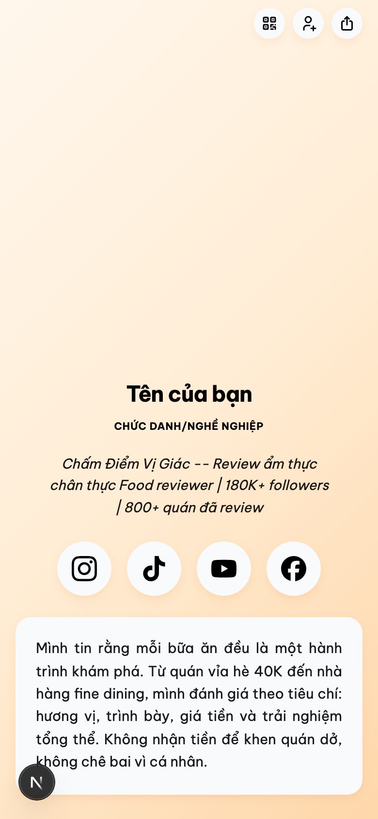 Chấm Điểm Vị Giác