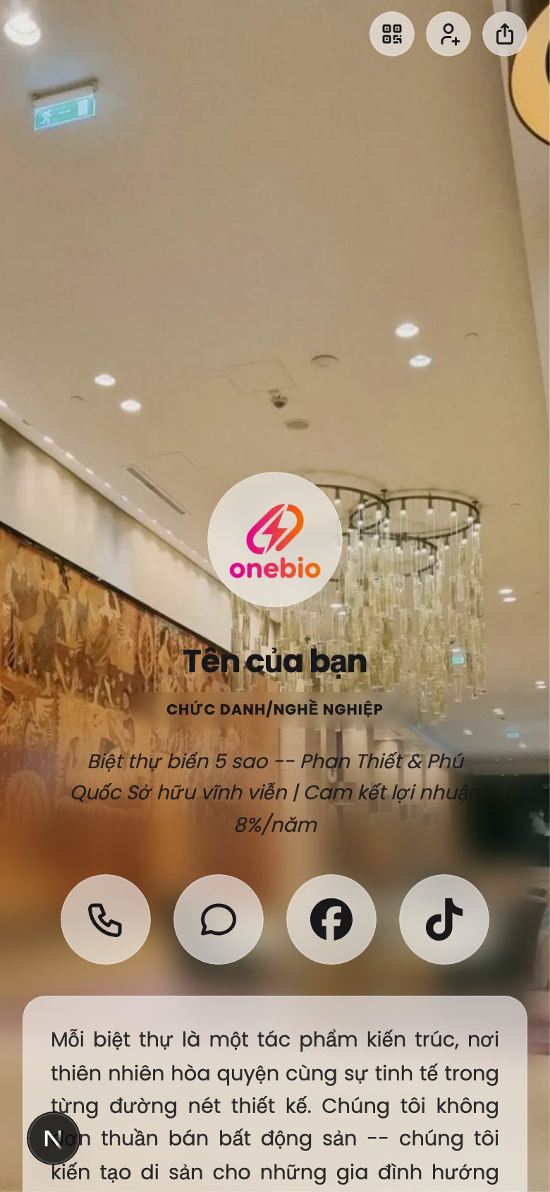 BĐS nghỉ dưỡng / Biệt thự sang