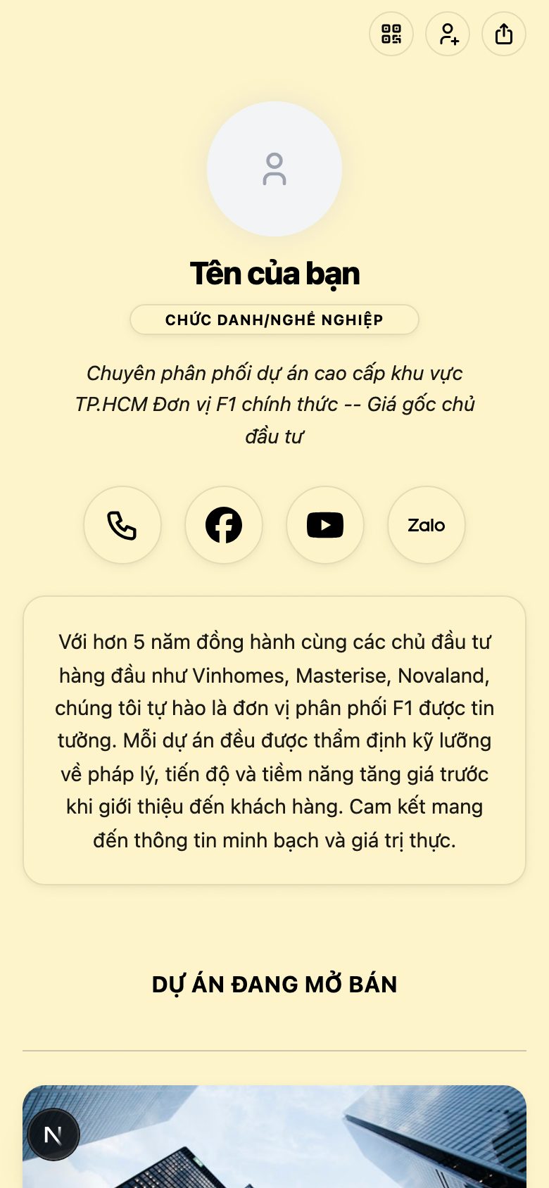 Dự Án Vàng