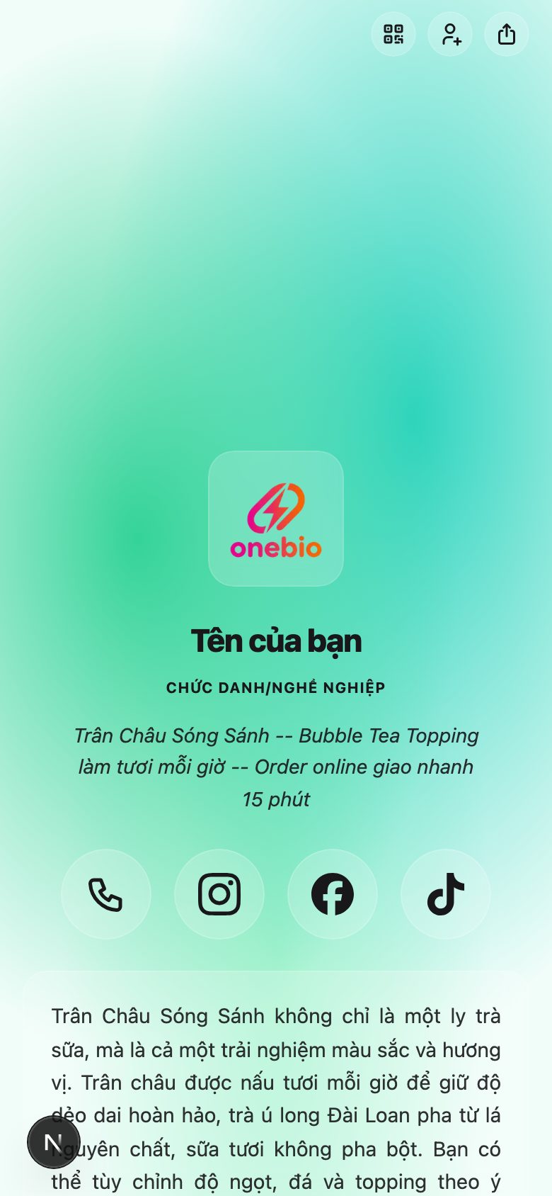 Quán trà sữa / Quán chè