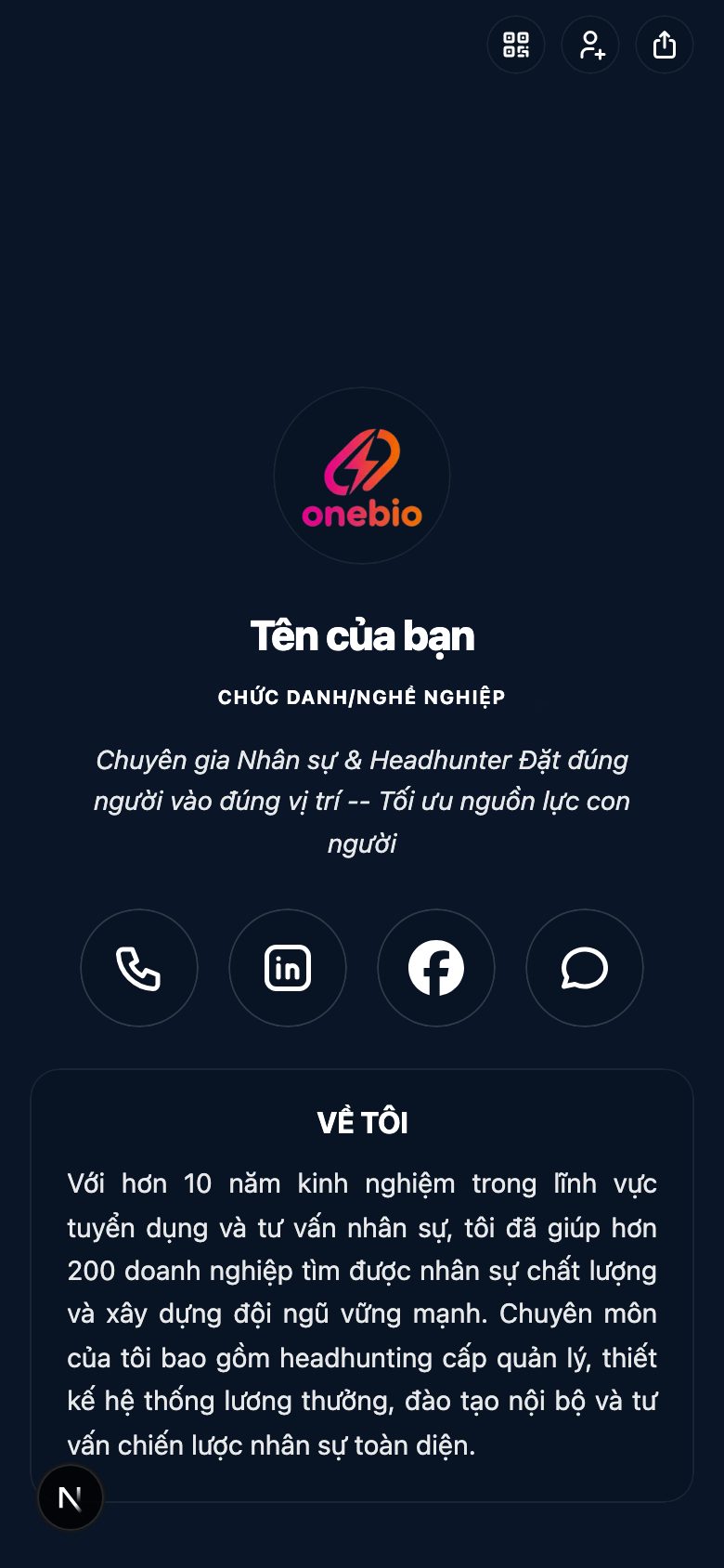 Chuyên gia nhân sự / Headhunter