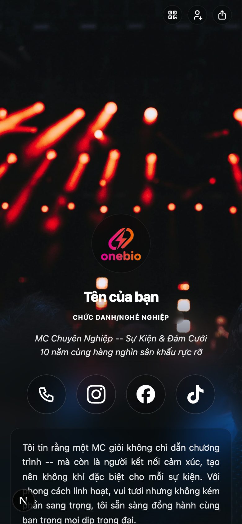Sân Khấu Rực Rỡ