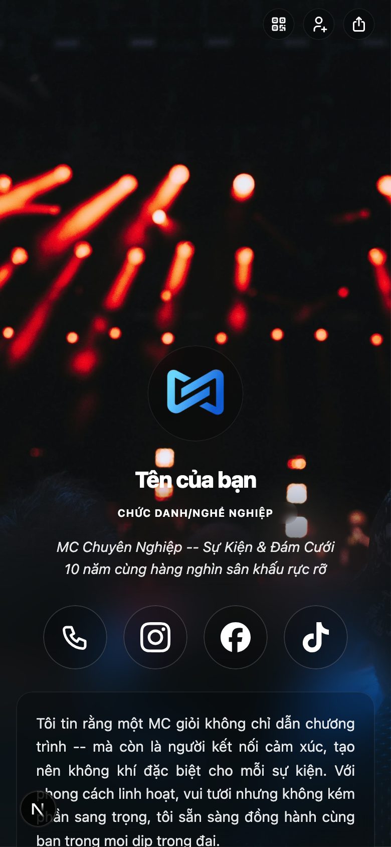 Sân Khấu Rực Rỡ