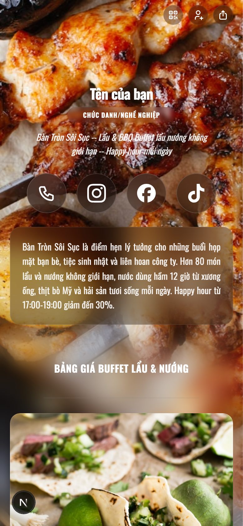 Bàn Tròn Sôi Sục