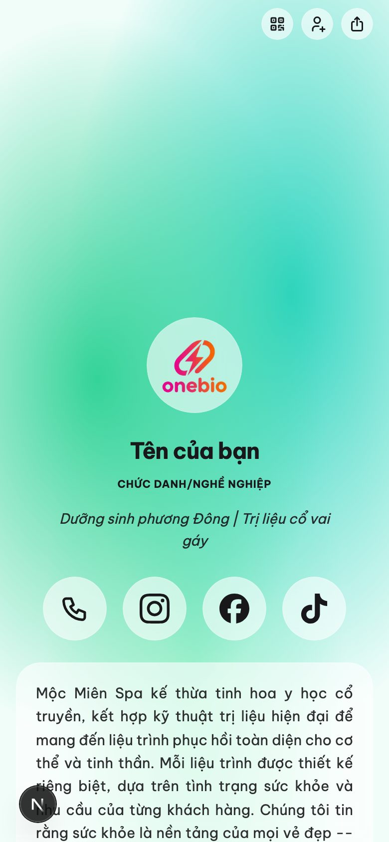 Spa Mộc Miên Dưỡng Sinh