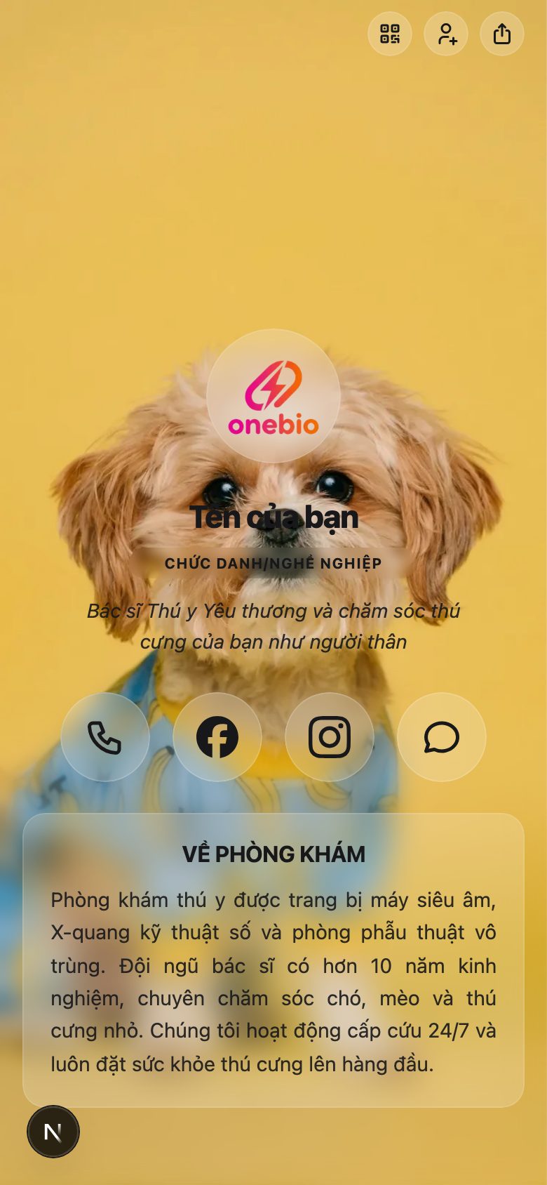 Bác sĩ thú y / Phòng khám thú y