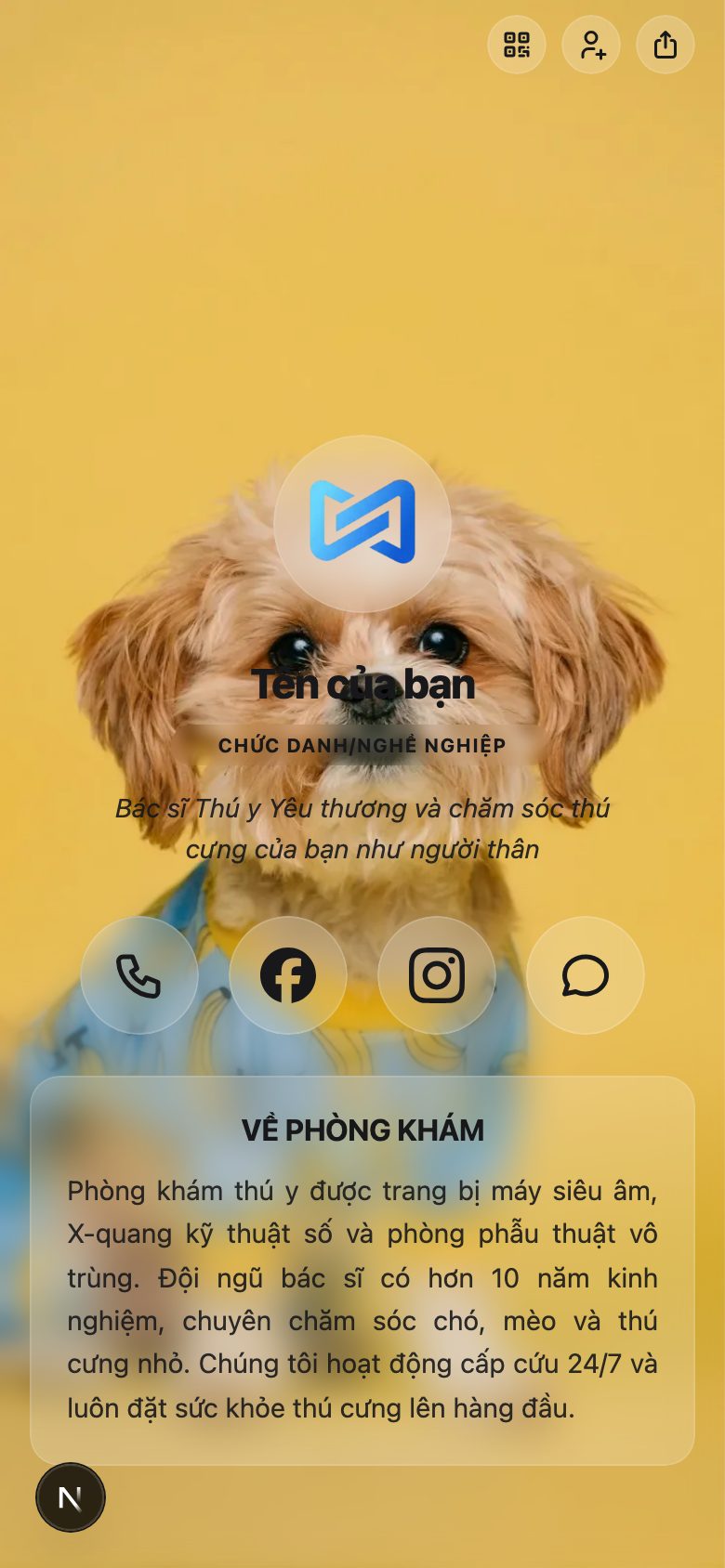 Bác sĩ thú y / Phòng khám thú y