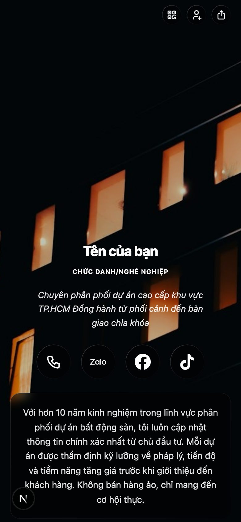 Tầm Nhìn Dự Án