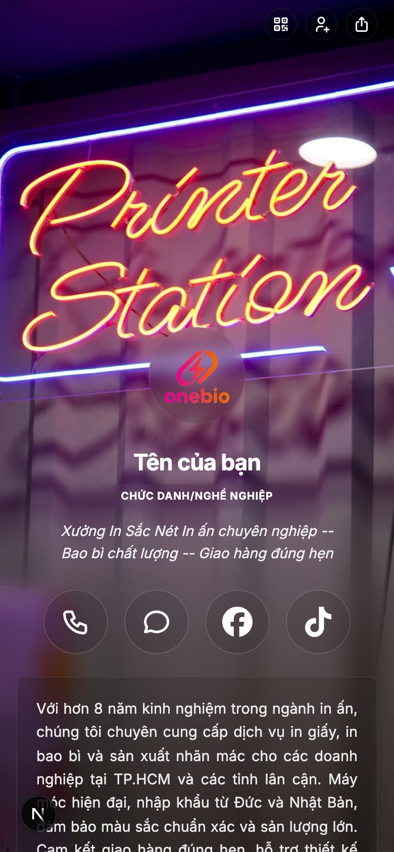 Xưởng In Sắc Nét