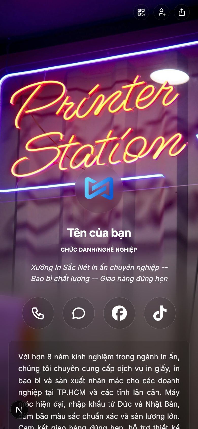 Xưởng In Sắc Nét