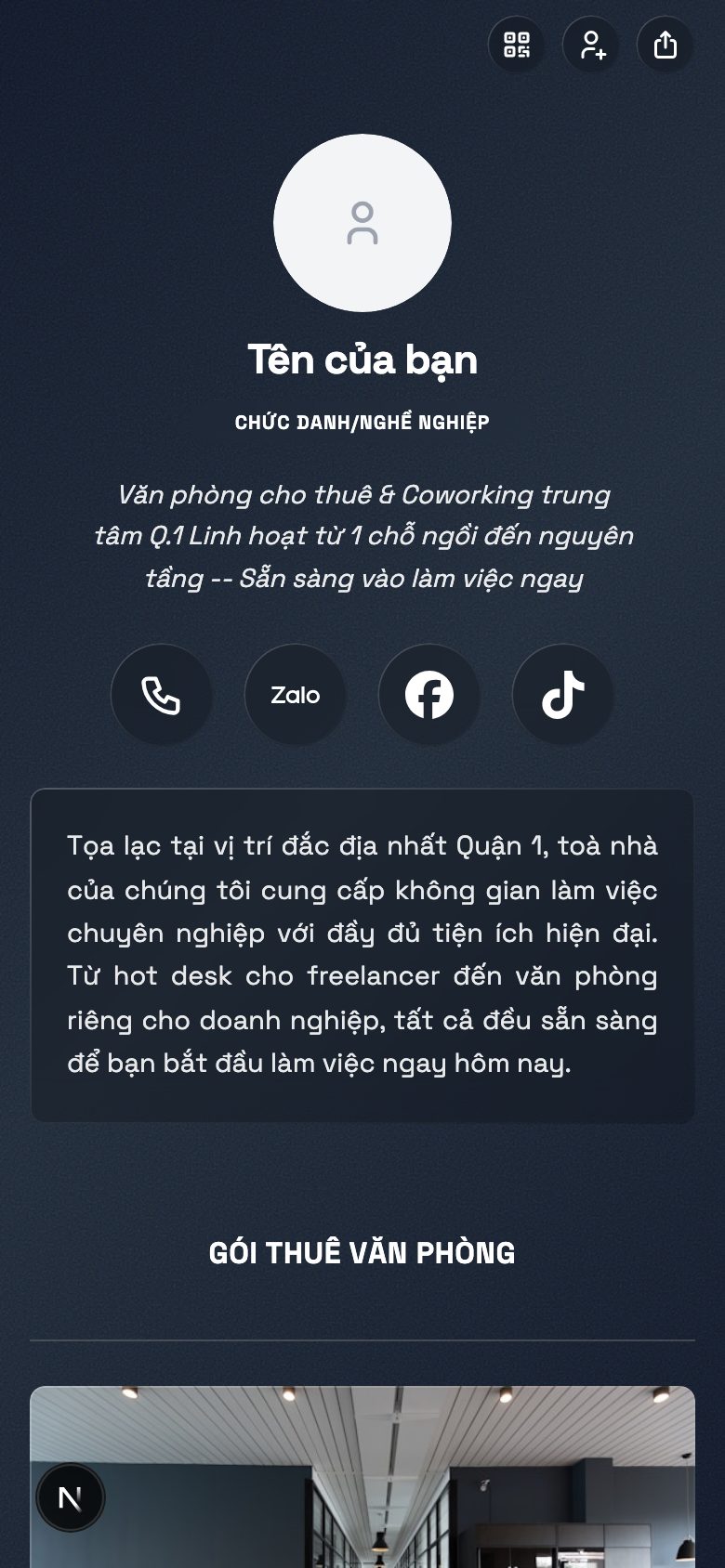 Văn Phòng Cho Thuê