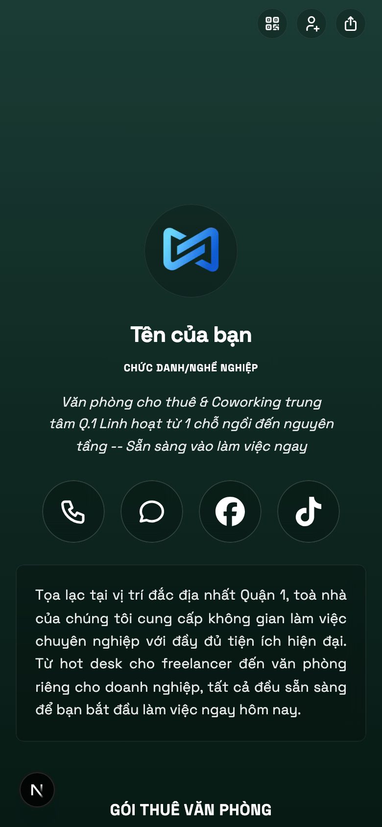 Văn Phòng Cho Thuê