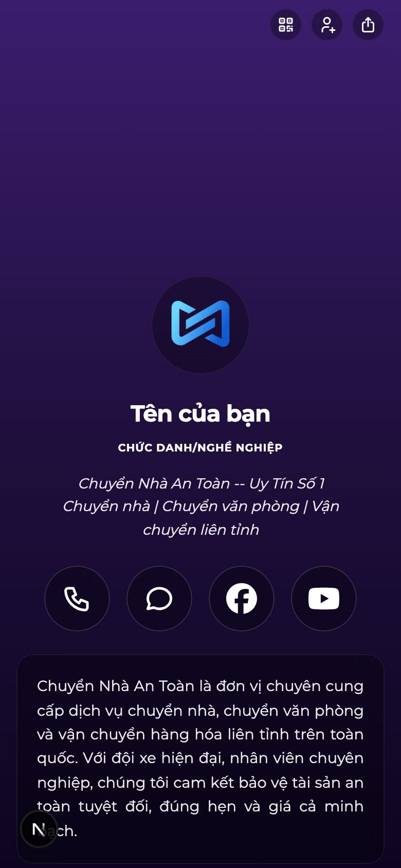 Dịch vụ vận chuyển / Chuyển nhà