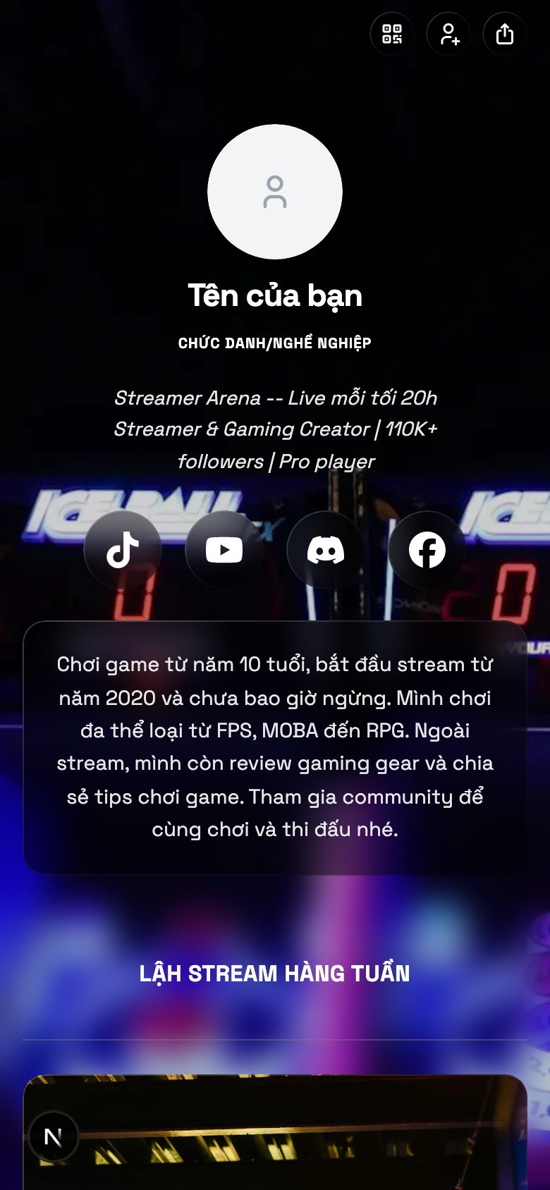 Streamer Arena